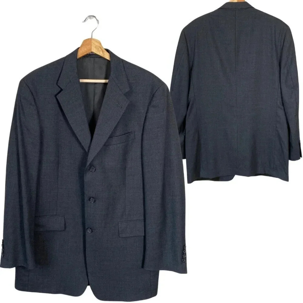 Austin Reed Men's Size 41R Wool Gray Sport Coat Dinner Jacket Blazer Career
